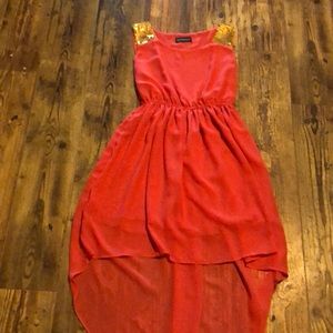 High-low cocktail dress